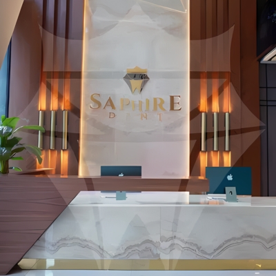 SaphireDent reception area