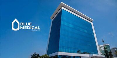 Blue Medical Tower, Mexico, building exterior